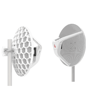 -MikroTik RBLHGG-60adkit - MikroTik Wireless Wire DISH - 60GHz 1500Metre PTP Link