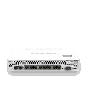WFMKCCR1009-8G-1S-1S+-Mikrotik CCR1009-8G-1S+PC Cloud Core Router 1009-8G-1S+PC (RouterOS L6)