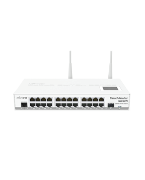 CRS125-24G-1S-2HnD-IN-MikroTiK CRS125-24G-1S-2HnD-IN 24 Port Gigabit WiFi Router Firewall Switch