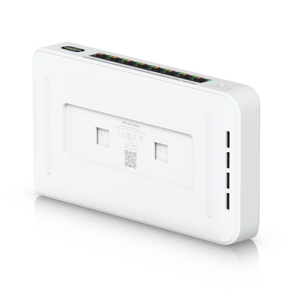 UBNT UDB-Switch UBNT UniFi UDB-Switch - WiFi 7 Uplink’li 10GbE + 2.5GbE 8 Port PoE+ Switch, 0.96” LCM, 6 GHz Ready ürün görseli 5 - wifidepo
