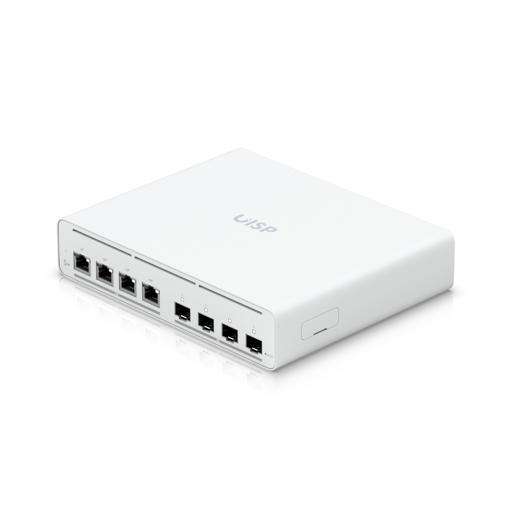 UBNT UISP-S-Plus UBNT UISP Switch Plus (UISP-S-Plus) - 4× 2.5 GbE PoE ve 4× 10G SFP+ Portlu, 160W PoE Bütçesiyle ISP Switch ürün görseli 3 - wifidepo