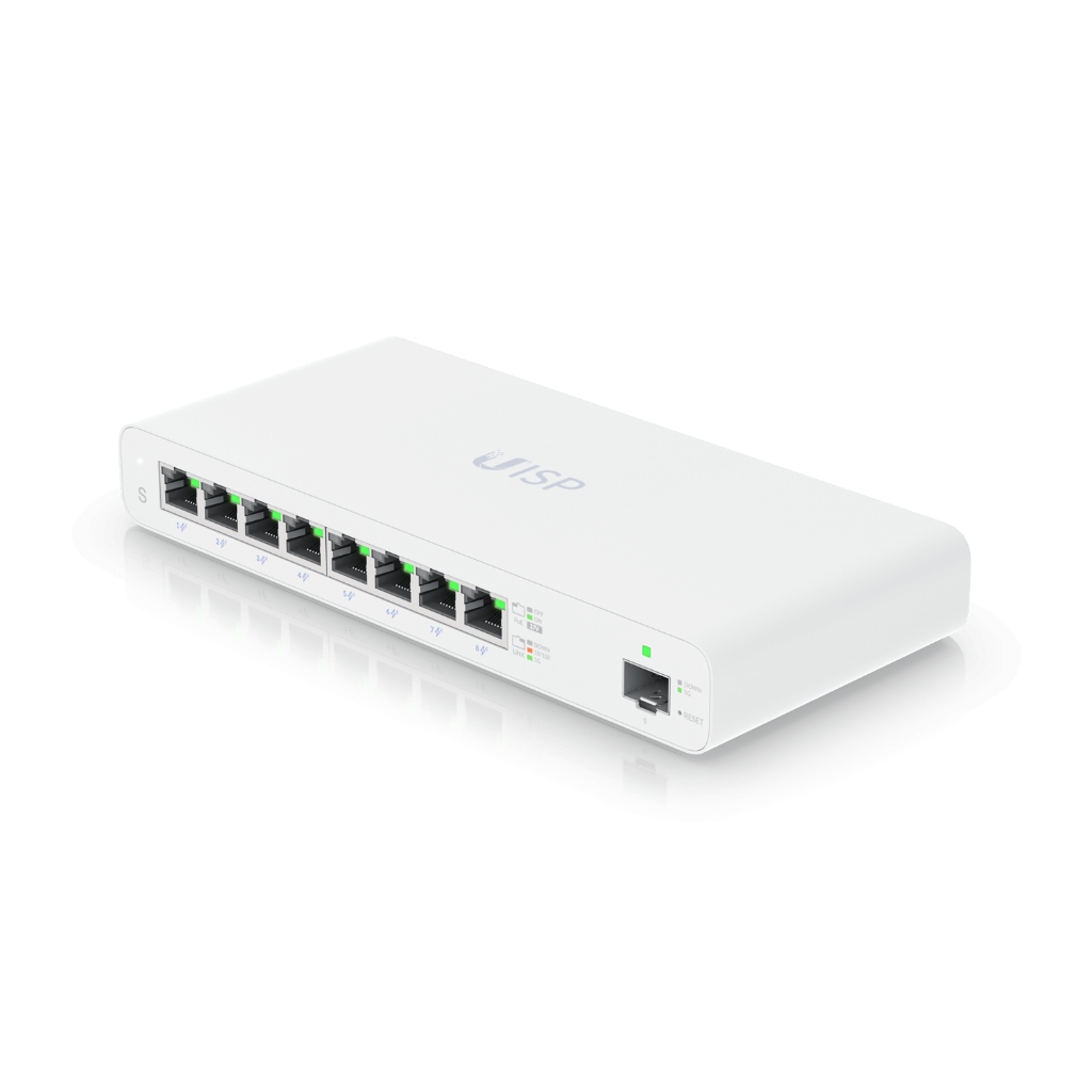 UBNT UISP-S UBNT UISP-S - UISP Switch 8 Port 24V 110W PoE Yönetilebilir Switch ürün görseli 3 - wifidepo