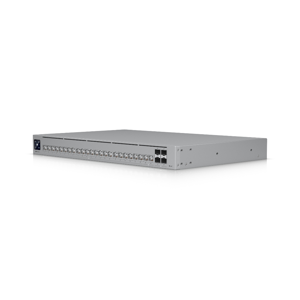 UBNT USW-Pro-HD-24-PoE UBNT UniFi Switch Pro HD 24 PoE (USW-Pro-HD-24-PoE) - 22× 2.5G PoE++ + 2× 10G PoE++ Layer 3 Switch ürün görseli 2 - wifidepo