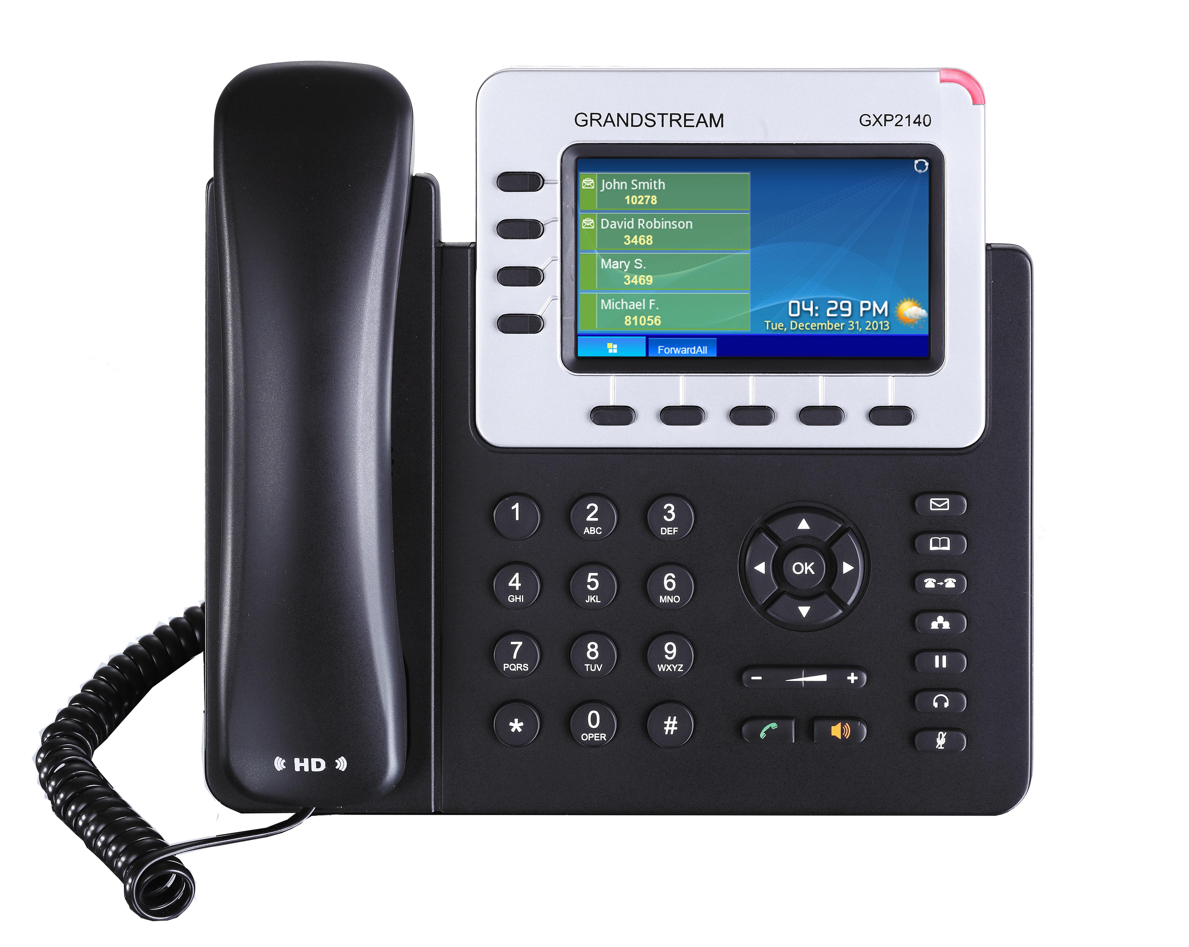 Grandstream WFGRAGXP2140 Grandstream GXP2140  Enterprise IP Telephone ürün görseli 7 - wifidepo