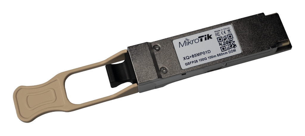 XQ+85MP01D-Mikrotik XQ+85MP01D QSFP28 100GBASE-SR4 100m Fiber Modül
